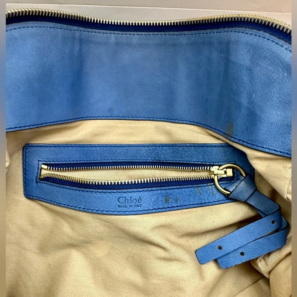 CHLOÉ HELOISE RARE BLUE BAG - Picture 10 of 14